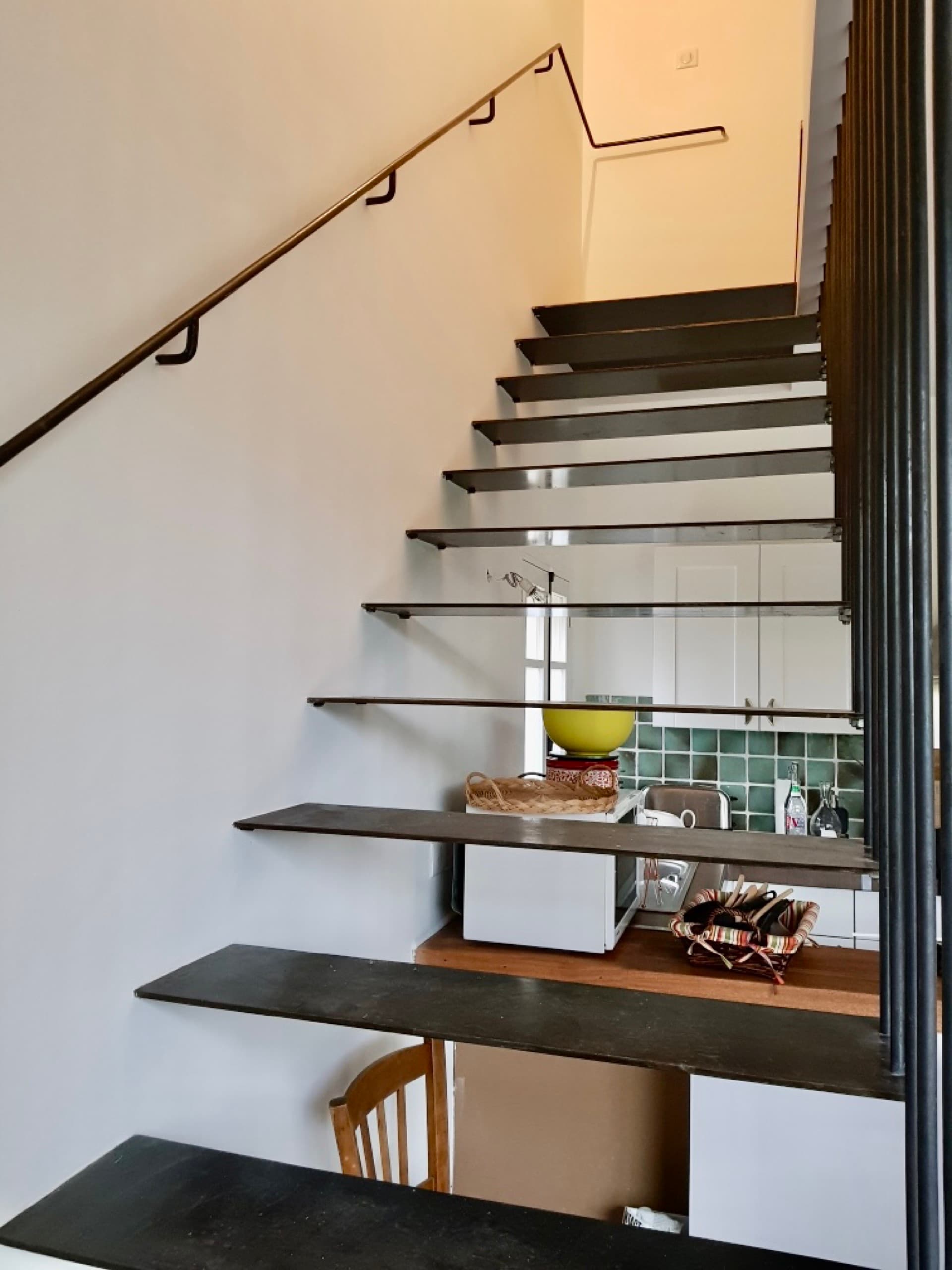 Escalier en fer forgé sur mesure