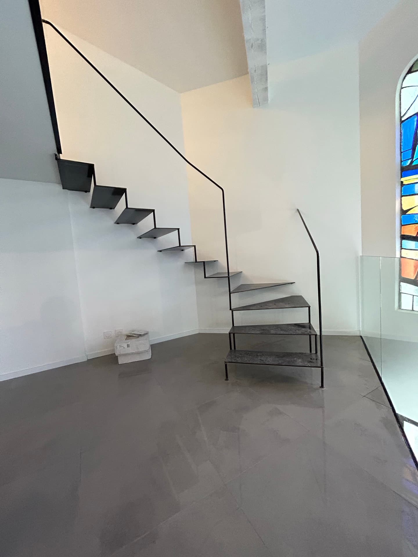 Escalier en fer forgé sur mesure