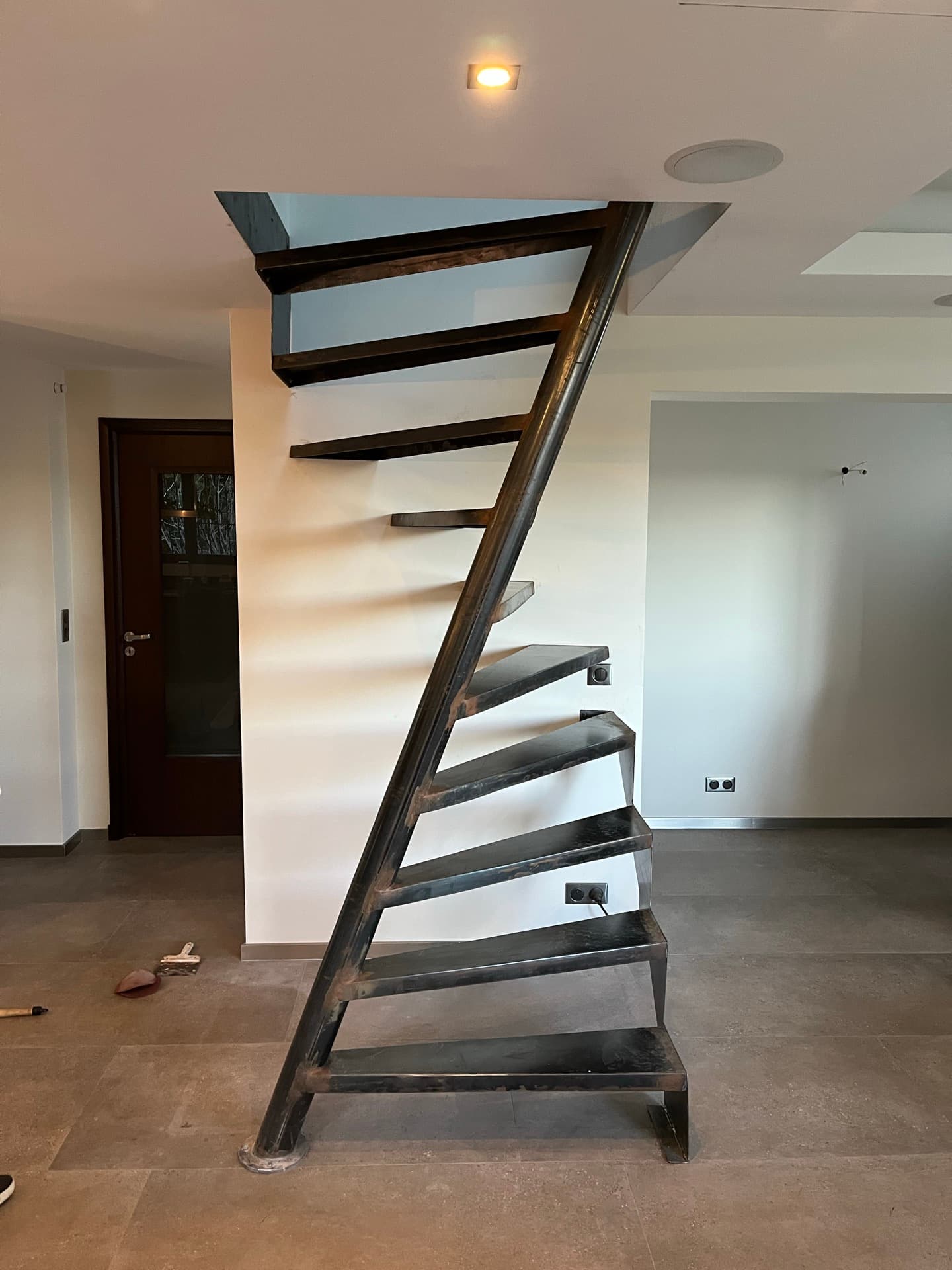 Escalier en fer forgé sur mesure