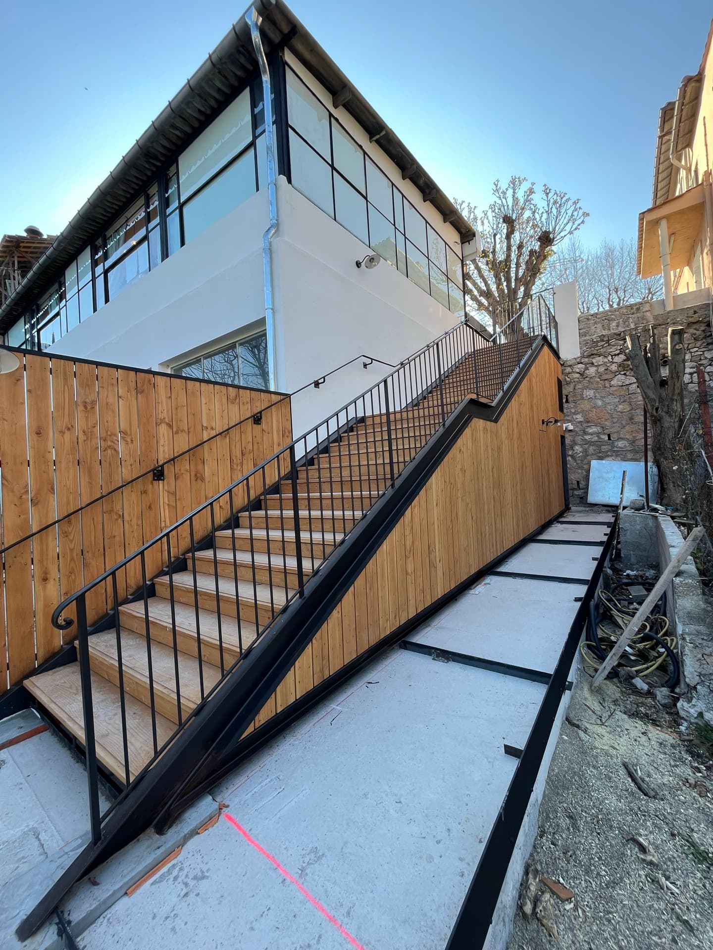 Escalier en fer forgé sur mesure