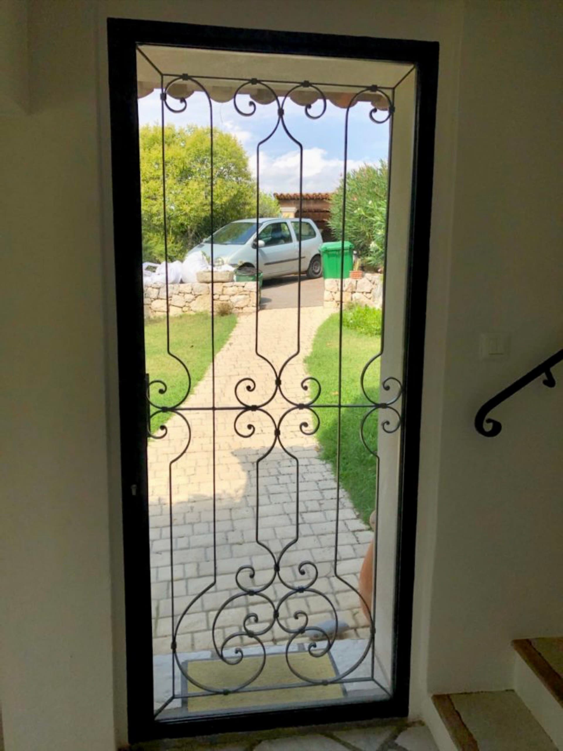 Grille de défense fer forgé