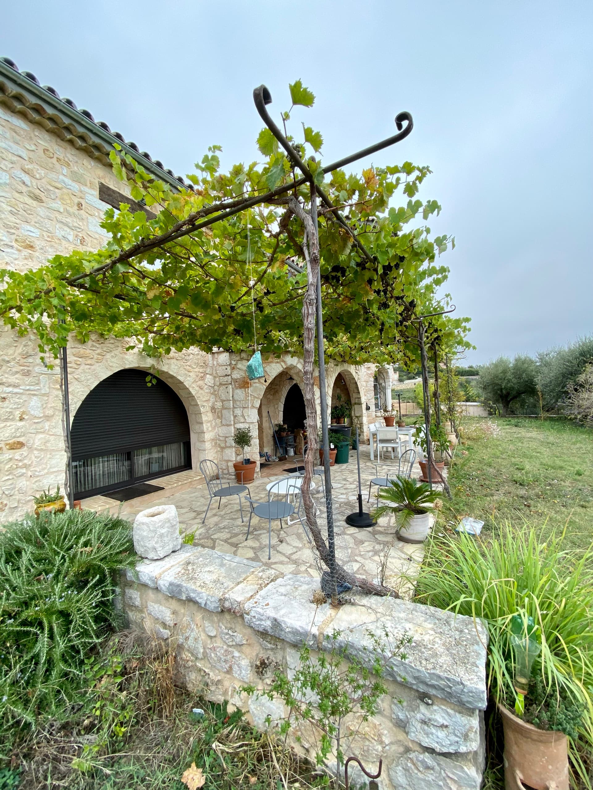 Pergola en fer forgé