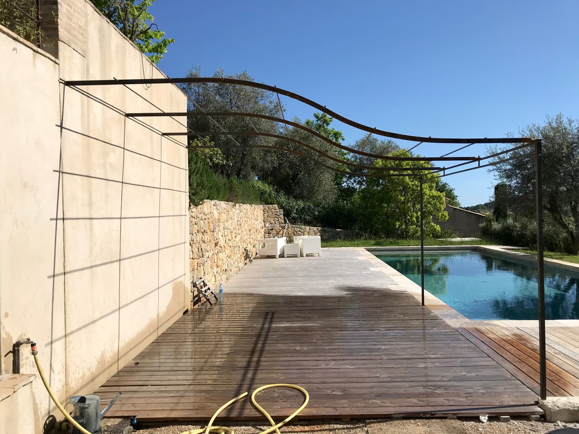Pergola en fer forgé