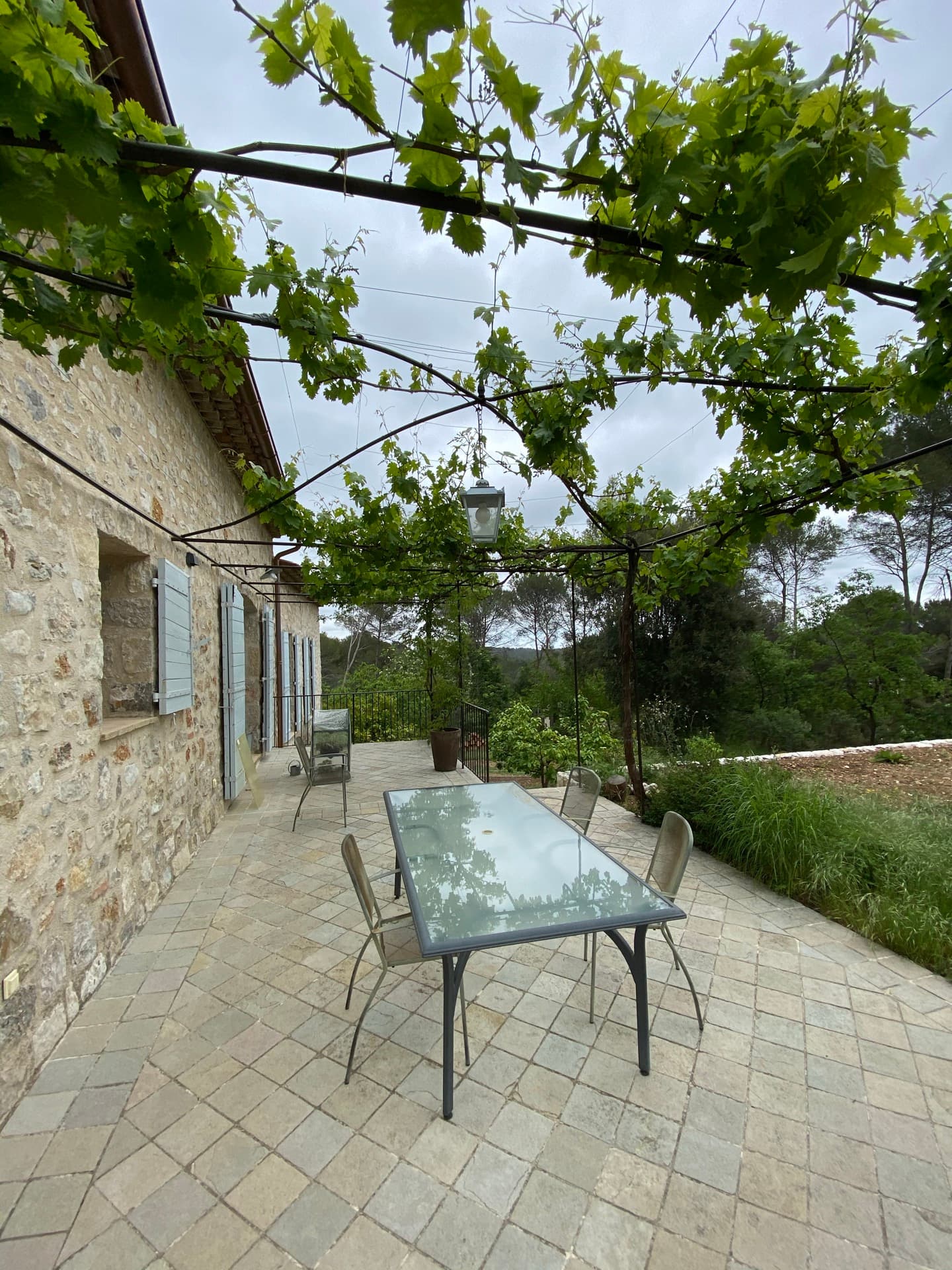 Pergola en fer forgé