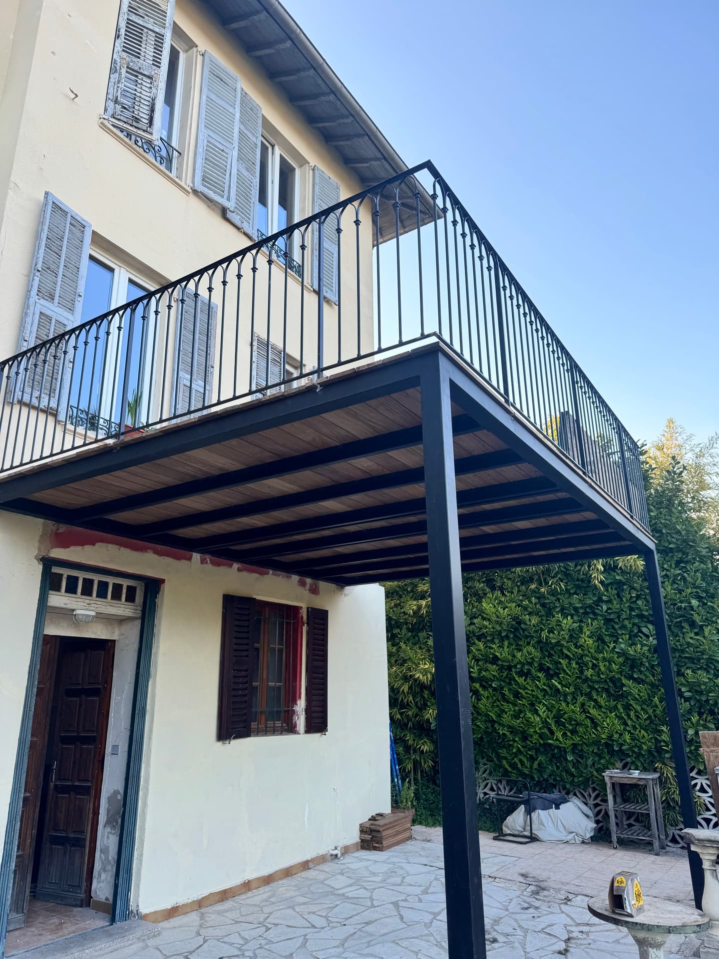 Pergola en fer forgé