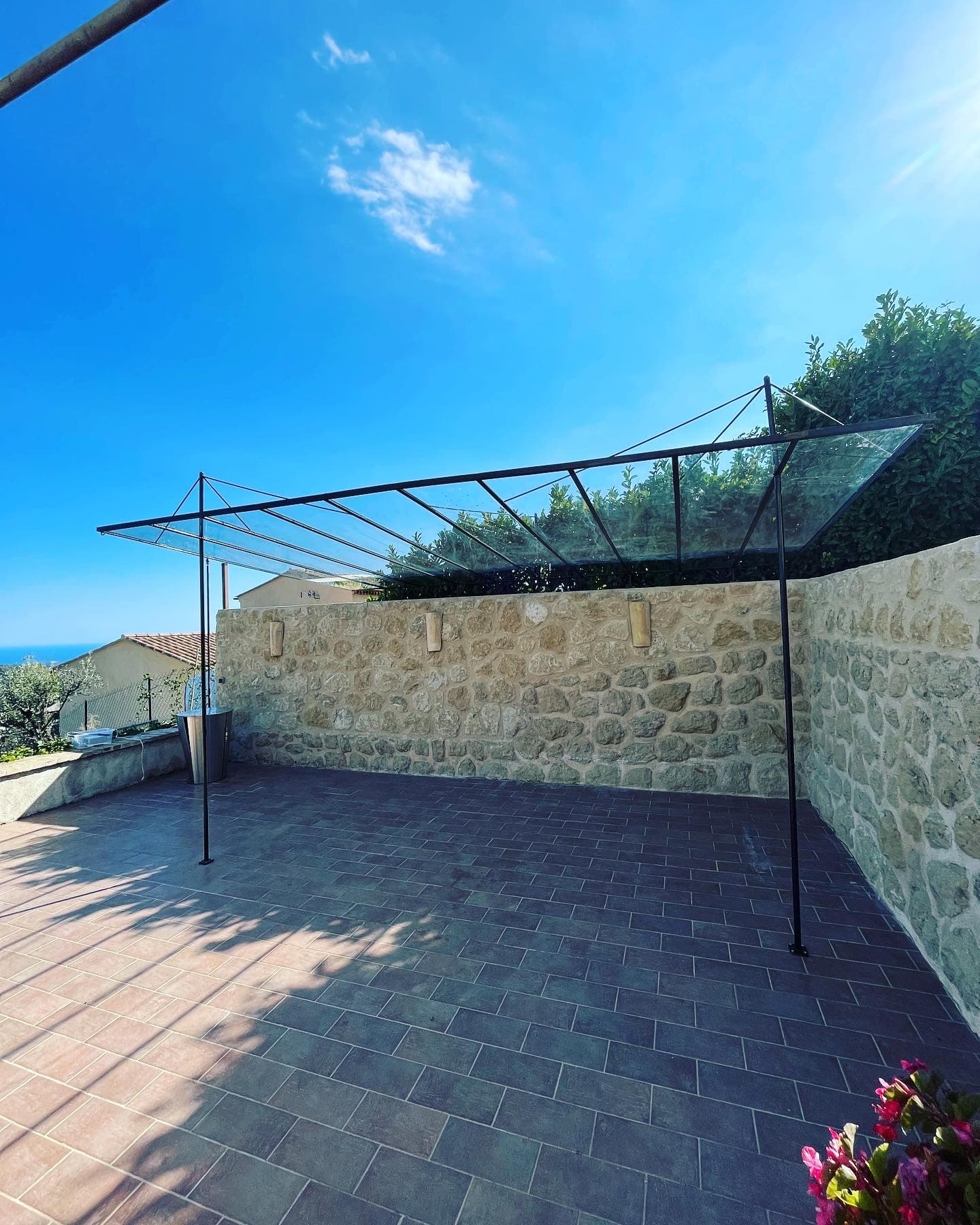 Pergola en fer forgé