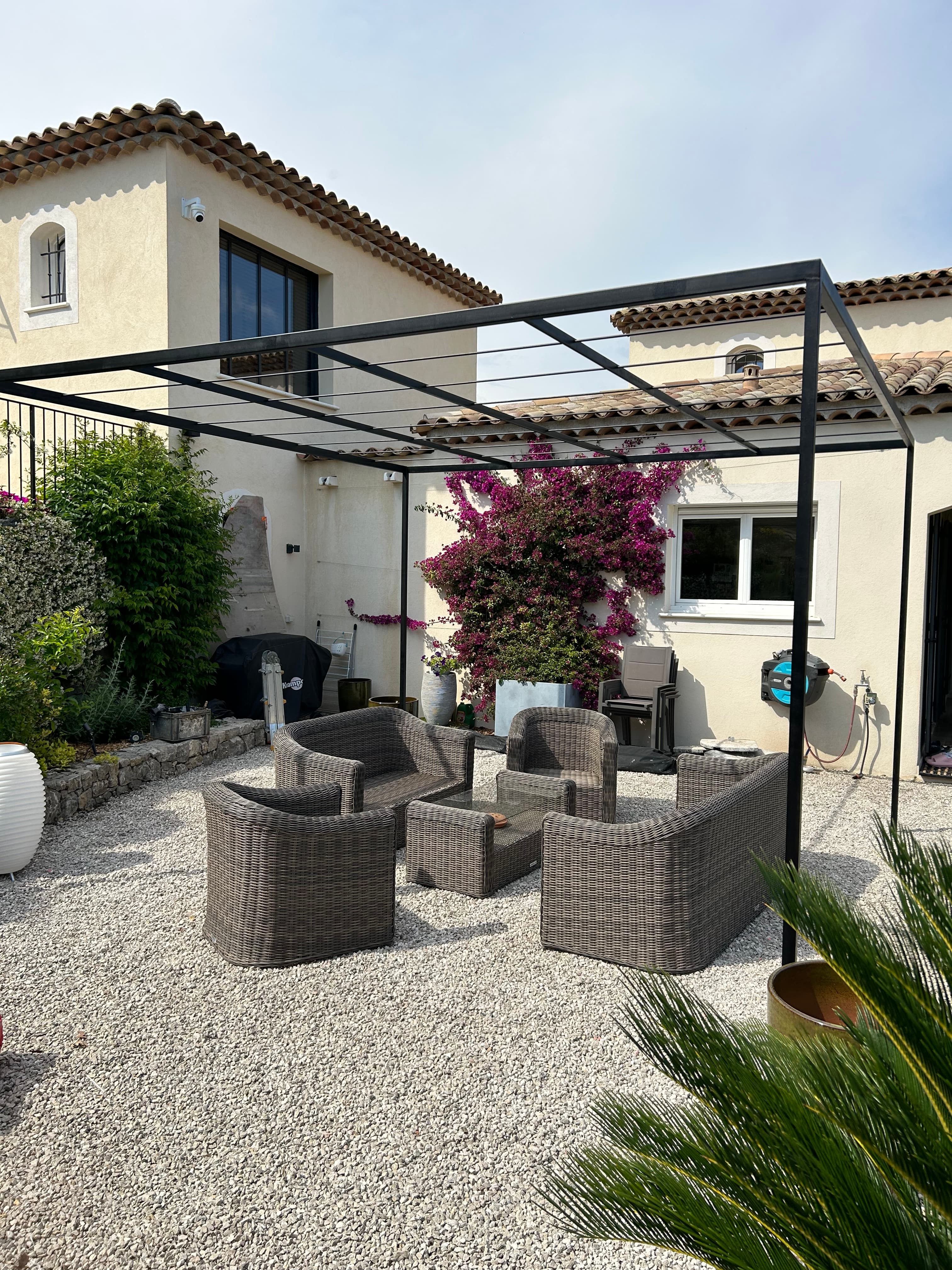 Pergola en fer forgé