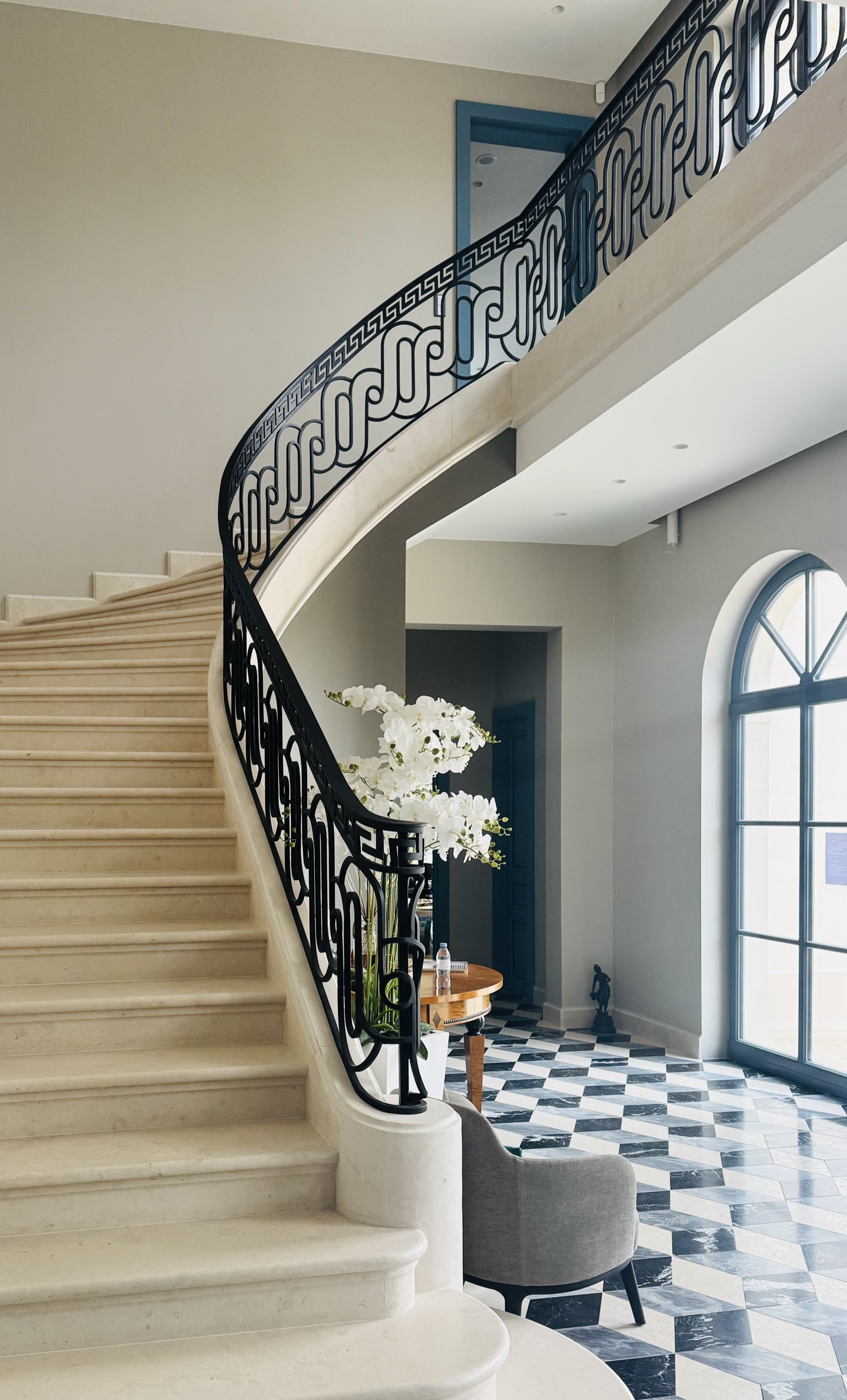 Portail fer forgé artisanal