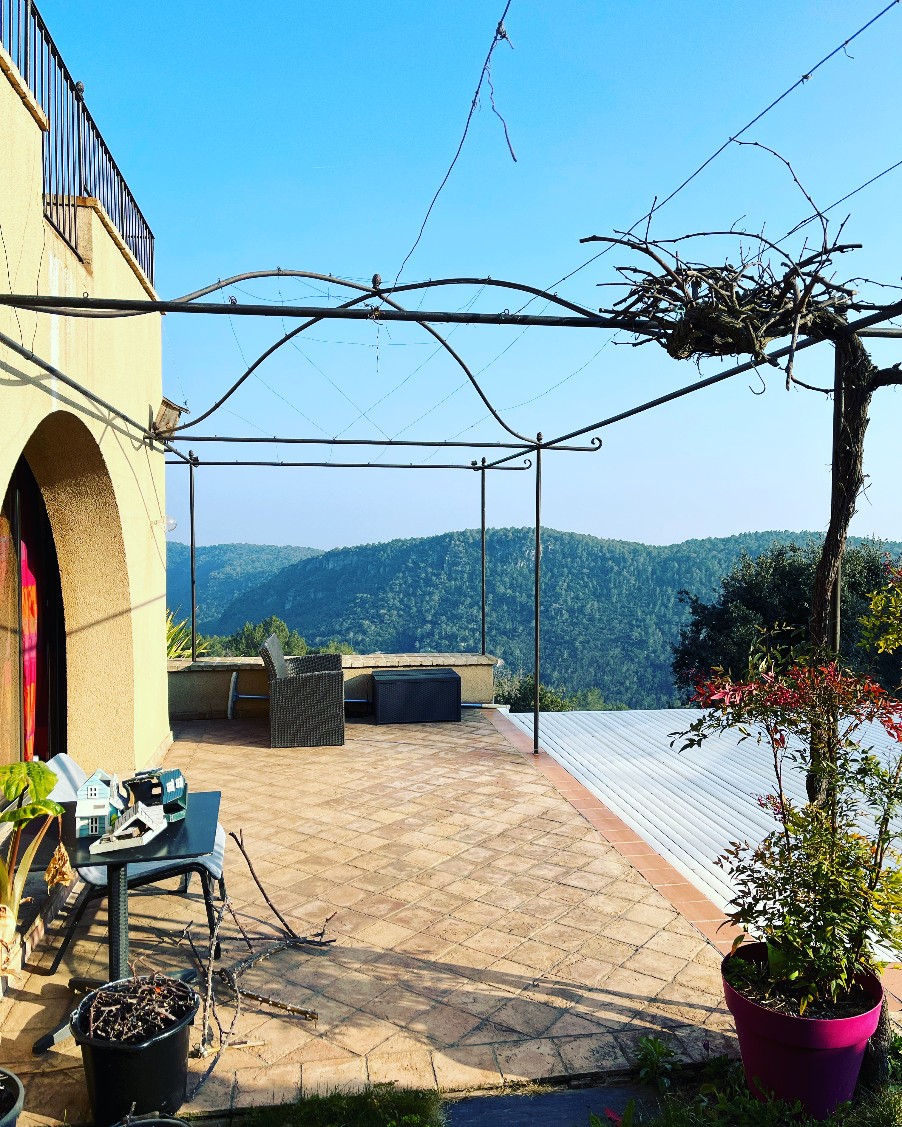 Pergola en fer forgé